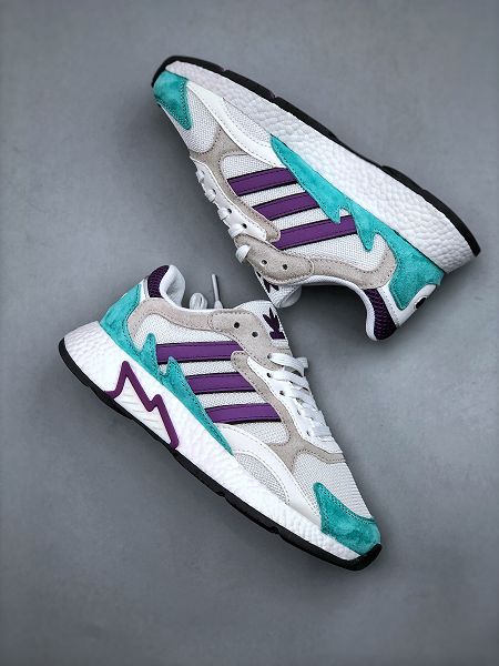 Adidas Tresc Run Boost 2025新款女生真爆米花復古休閒運動跑步鞋
