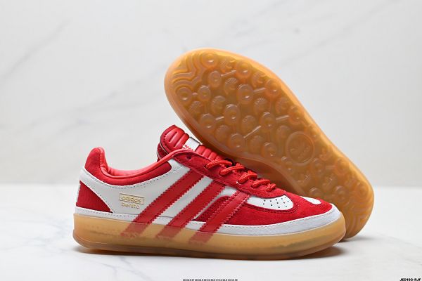 Bad Bunny x Adidas Originals Gazelle INdoor 2025新款男女生三葉草休閒防滑耐磨低幫板鞋