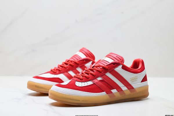 Bad Bunny x Adidas Originals Gazelle INdoor 2025新款男女生三葉草休閒防滑耐磨低幫板鞋