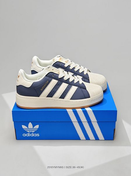 Adidas Originals Superstar XLG 2025新款男女生 厚底休閒低幫運動板鞋