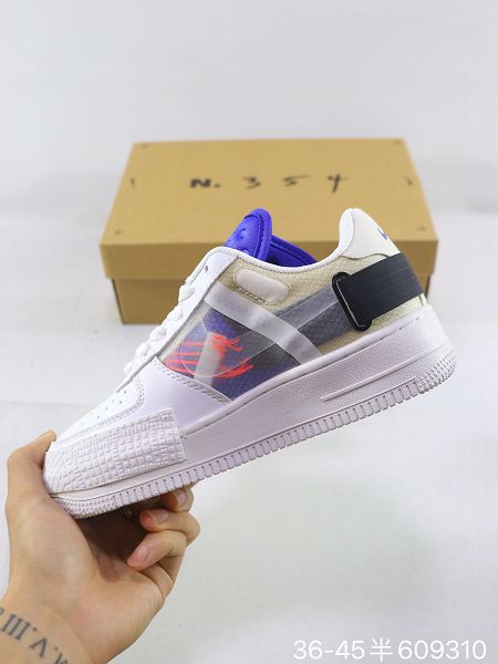 Nike Air Force 1 2021新款 AF1空軍一號解構N354男女款休閒板鞋 帶半碼