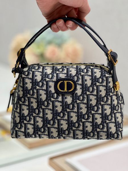 Dior包包 迪奧2023新款手提包 DS5558小號貴妃包單肩斜挎包