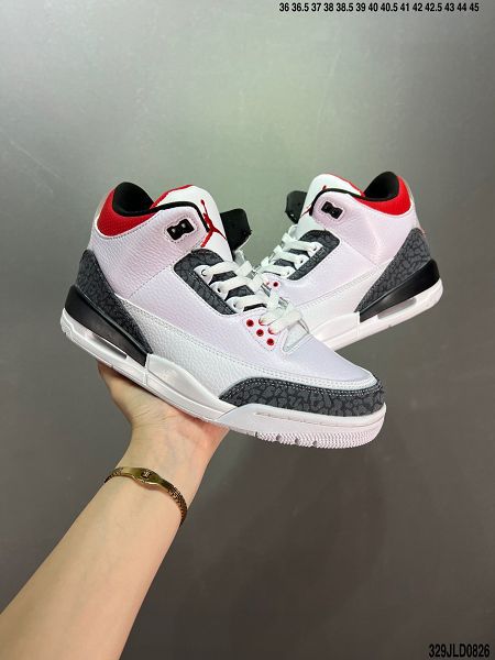 Air Jordan 3 JTH Justin Timberlake & Tinker Hatfheld 2022新款 喬丹3代白手稿聯名男女款籃球鞋