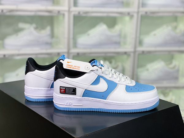 Nike Air Force 1 07 2022新款 空軍一號男女款北卡藍低幫運動板鞋