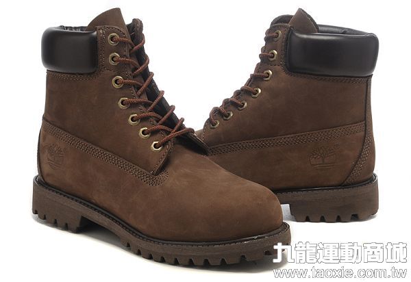 踢不爛 timberland 10061款高幫潮流耐磨情侶鞋 棕色 