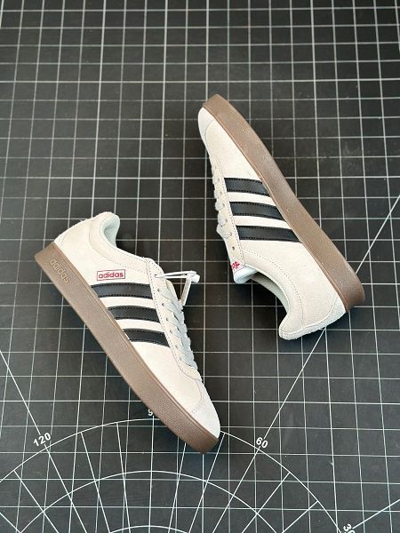 Adidas VL Court 2.0 2023新款 NEO系列皮面防滑輕便男女款休閒板鞋