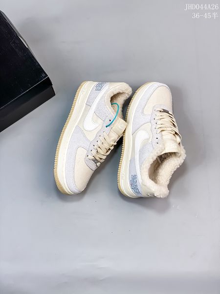 Nike Air Force 07 2021新款 加絨加厚保暖低幫男女款休閑板鞋