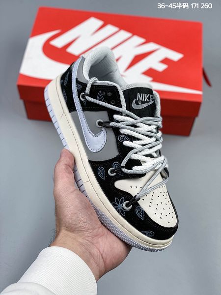 Nike SB Dunk Low 2021新款 迷彩不對稱鴛鴦男女款板鞋