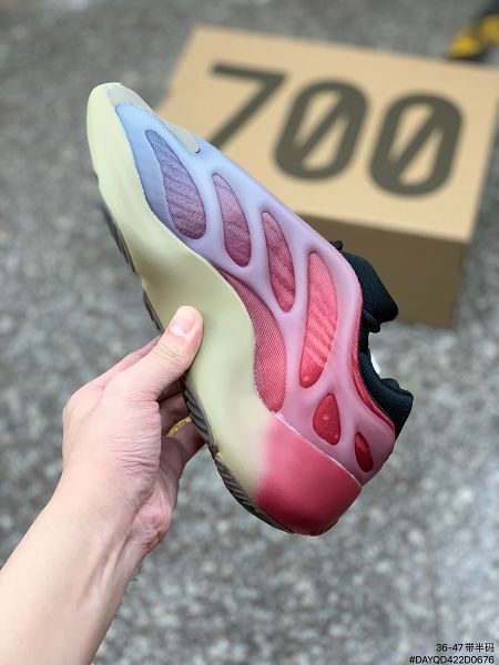 Adidas Yeezy 700 V3 2022新款 霓虹漸變男女款復古老爹鞋47 Adidas Yeezy 700 V3 2022新款 霓虹漸變男女款復古老爹鞋47