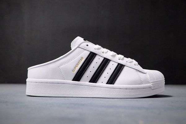 Adidas Originals Superstar Mule 2020新款 50週年三葉草貝殼頭男女生休閒半拖板鞋