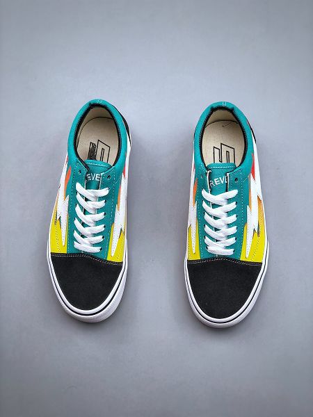 Revenge x Storm x Vans 2022新款 萬斯閃電系列男女款經典休閒板鞋