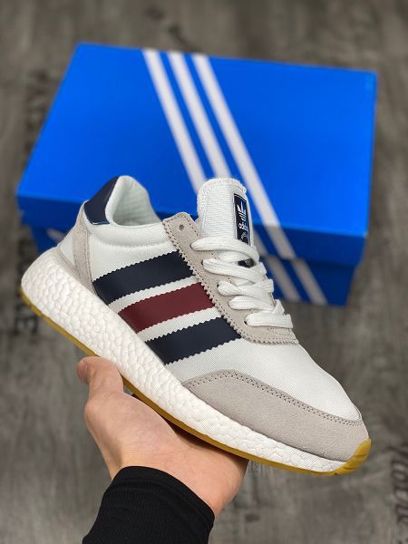 Adidas L-5923 2021新款 三葉草時尚休閒情侶款慢跑鞋 帶半碼