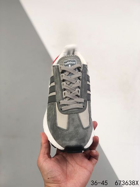 adidas Racing 1 Boost Prototype 2021新款 復古系列男款百搭透氣運動慢跑鞋