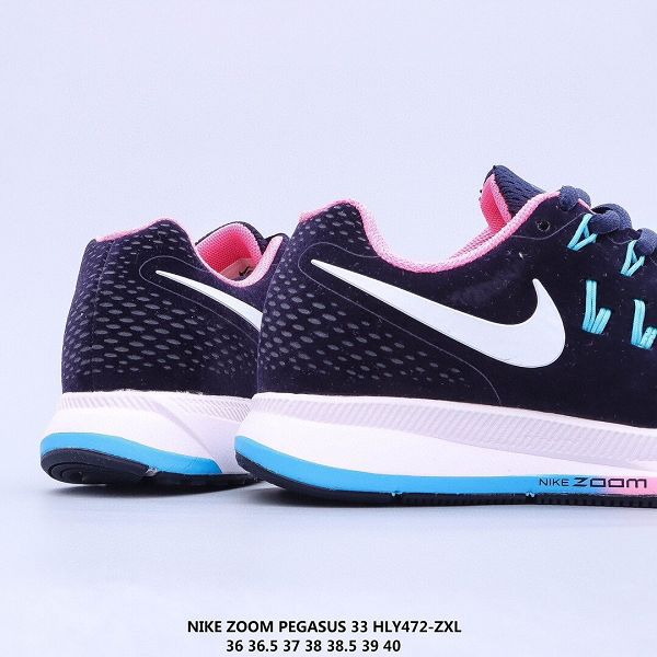 Nike Zoom Pegasus 33 2020新款 登月33代豬八革透氣緩震女生慢跑鞋