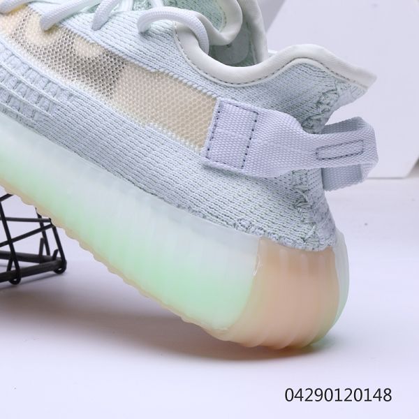 Adidas Yeezy Boost 350 V2 2019新款 真爆滿天星夜光情侶款慢跑鞋 帶半碼