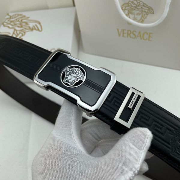 versace皮帶 範思哲2022新款　HF0522-6牛皮壓花紋時尚腰帶