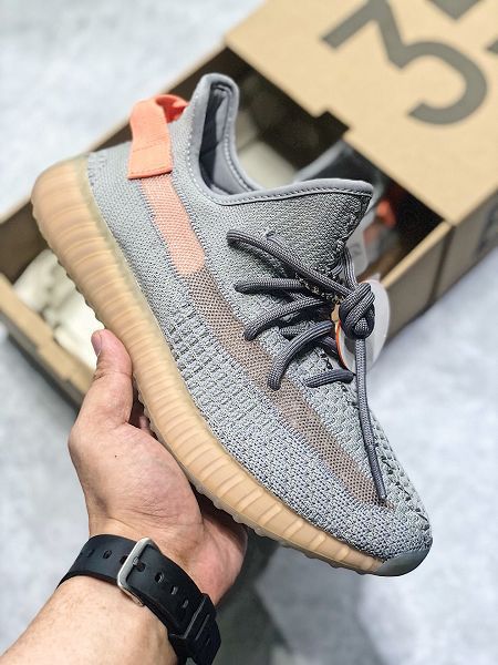 Adidas Yeezy Boost 350 V2 2020新款 真爆椰子情侶款慢跑鞋 帶半碼