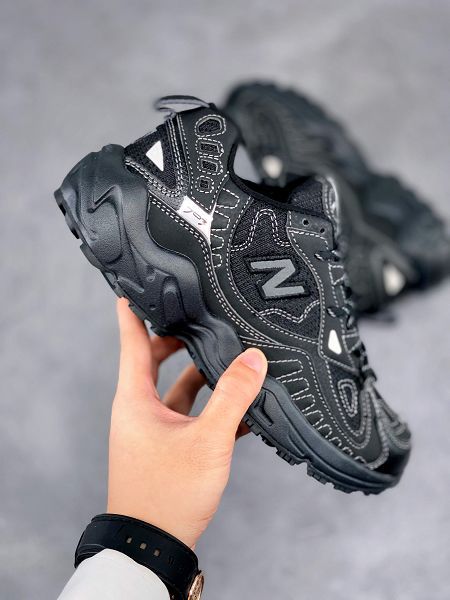 New Balance ML703系列 2020新款 黑銀武士3M復古老爹風山系越野跑旅遊鞋
