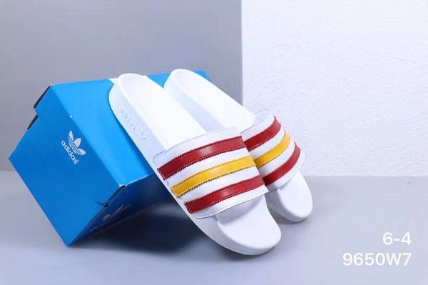 adidas拖鞋 2020新款 三葉草西班牙定制款男女生拖鞋