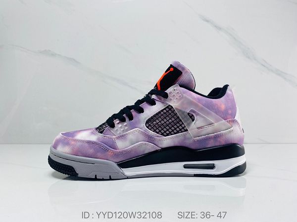 Nike Air Jordan 4 Retro OG 紫色男女鞋中幫復古休閒運動文化籃球鞋