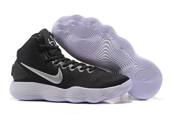 hyperdunk2017,hyperdunk2017配色表 nike hyperdunk2017 ep 新款天足高帮男生球鞋 黑银色