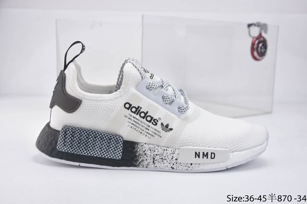 adidas nmd r1 2021新款 彈力針織網面男女款休閒慢跑鞋