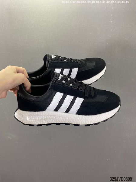 adidas SL 2021新款 男女款聯名休閑跑步運動鞋 帶半碼