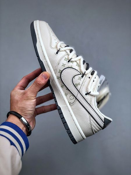 Nike SB Dunk Low 全新男女款綁帶高端灰色暴力熊板鞋