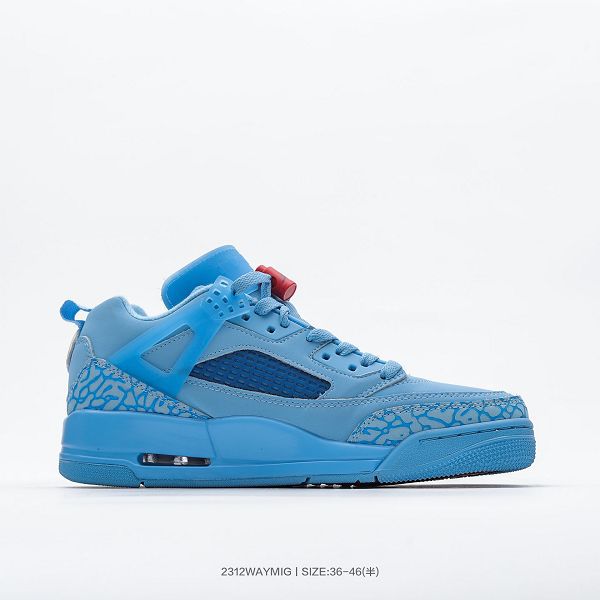 Air Jordan Spizike Low AJ合體元素 情侶款復古藍配色文化休閒板鞋