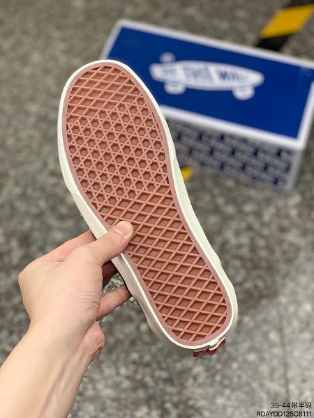 Vans Slip-On 2021新款 棋盤格一腳蹬低幫潮帆布鞋情侶懶人板鞋