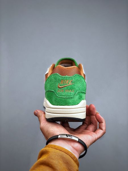 Nike Air Max 1 2022新款 麂皮棕綠粉男女款慢跑鞋