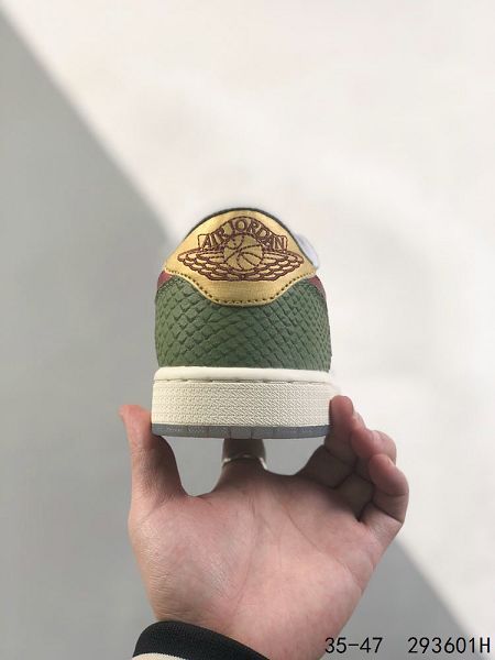 Nike Air Jordan 1 Low OG Year Of The Dragon 龍年白綠金酒紅 男女款低幫復古文化休閒籃球鞋