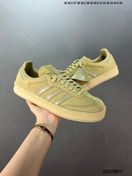 KITH x Clarks x Adidas Originals 8th Street Samba 桑巴舞街頭系列 2023最新男女款德訓運動板鞋