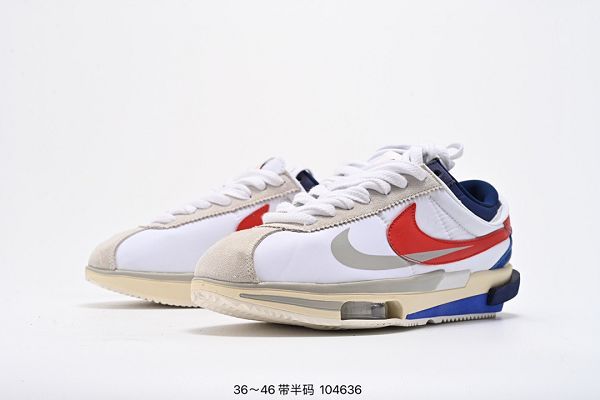 Nike Air Zoom Cortez 4.0 2023新款 50周年聯名款阿甘解構雙鈎男女款慢跑鞋