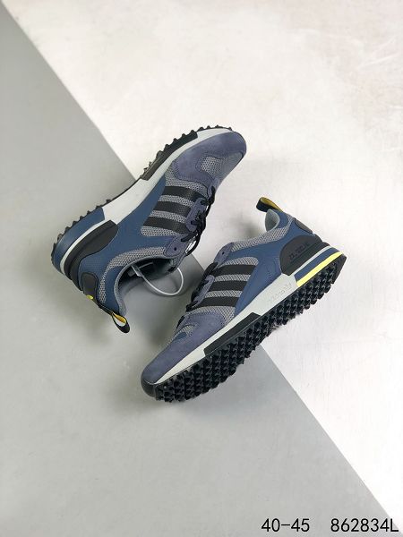 Adidas originals ZX700 2022新款 頭層皮面複古男款慢跑鞋