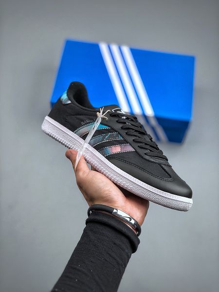 Adidas Originals Samba OG 2023新款 桑巴舞系列紳士德訓足球男女款皮革板鞋