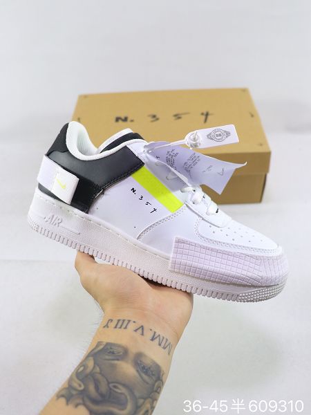 Nike Air Force 1 2021新款 AF1空軍一號解構N354男女款休閒板鞋 帶半碼