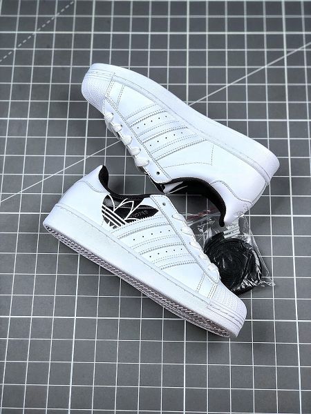 Adidas Originals Superstar W 2020新款 三葉草貝殼頭情侶款小白板鞋