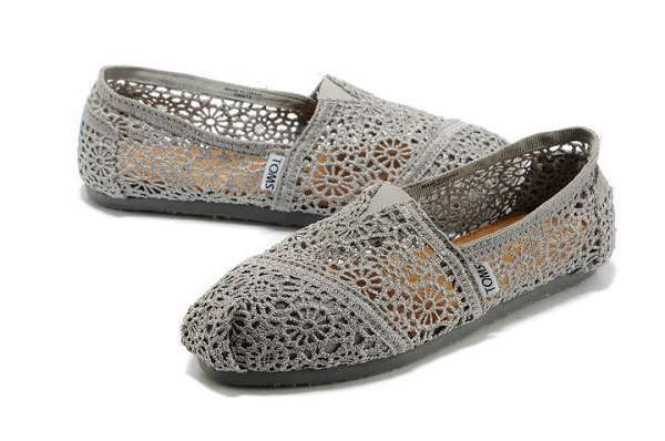 toms鞋 經典鞋款 鏤空蕾絲女士平底帆布單鞋