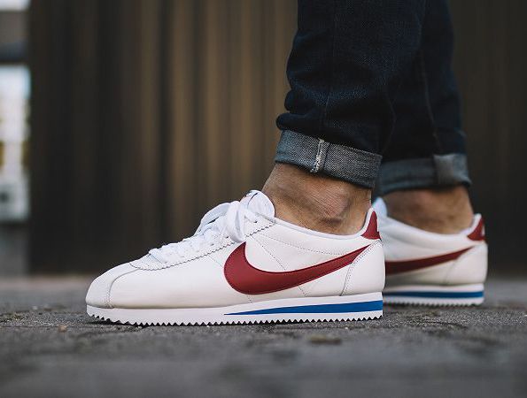 Nike Classic Cortez Premium SE White-Jade-orange 2019新款 阿甘復古初代情侶款慢跑鞋 帶半碼