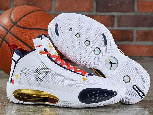 air jordan 34 2019新款乔丹34代 镂空中底缓震 蝉翼鞋面高帮男生篮球