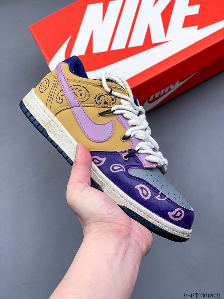 Futura x Nike Dunk Low SB聯名 2023新款 解構綁帶男女生滑板鞋