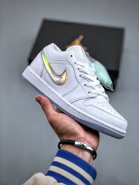 Air Jordan 1 Low 系列 2023全新男女款星空流沙低幫文化休閒板鞋