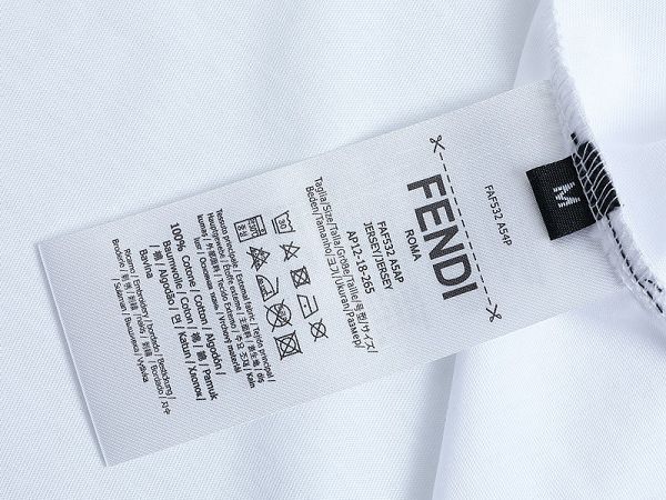 fendi短t 2020新款 芬迪絲光棉圓領短袖T恤 MG0423-3款
