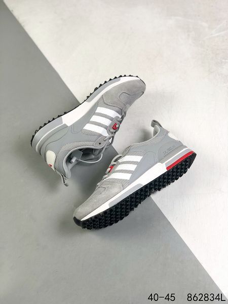 Adidas originals ZX700 2022新款 頭層皮面複古男款慢跑鞋