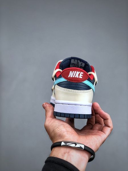 Nike SB Dunk Low GreenBeige 綁繩解構風系列 男女款低幫休閒運動滑板板鞋