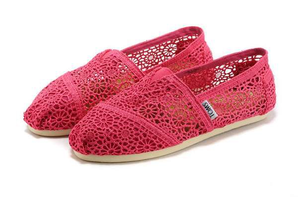 toms鞋 經典鞋款 鏤空蕾絲女士平底帆布單鞋