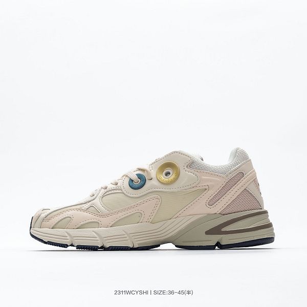 Adidas Originals Astir Cclear brownwhiteGold metallic 系列 2023全新男女款老爹風復古透氣緩震休閒運動慢跑鞋