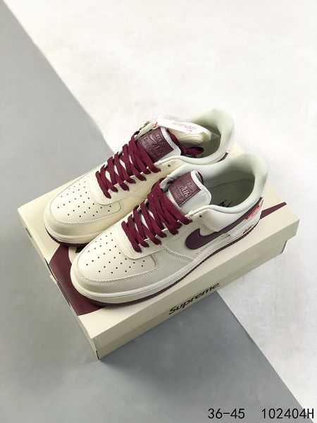 Nike Air Force 1 Low 空軍一號 Supreme北面三方聯名 男女款低幫百搭休閒運動板鞋