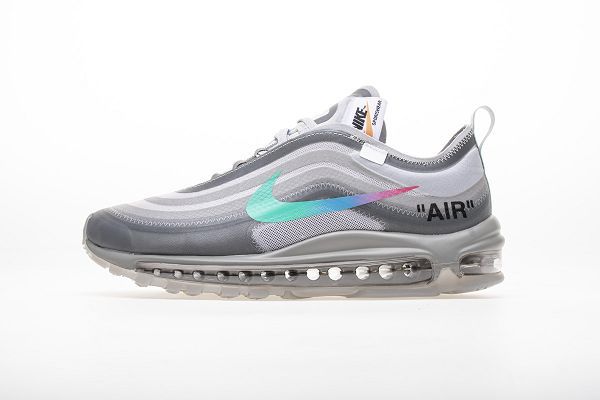 Off-White x Nike Air Max 97 2020新款 聯名款全氣墊男女生慢跑鞋 帶半碼